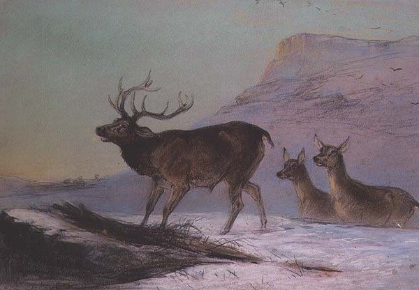 Inverno (pastel) de Edward Robert Smythe