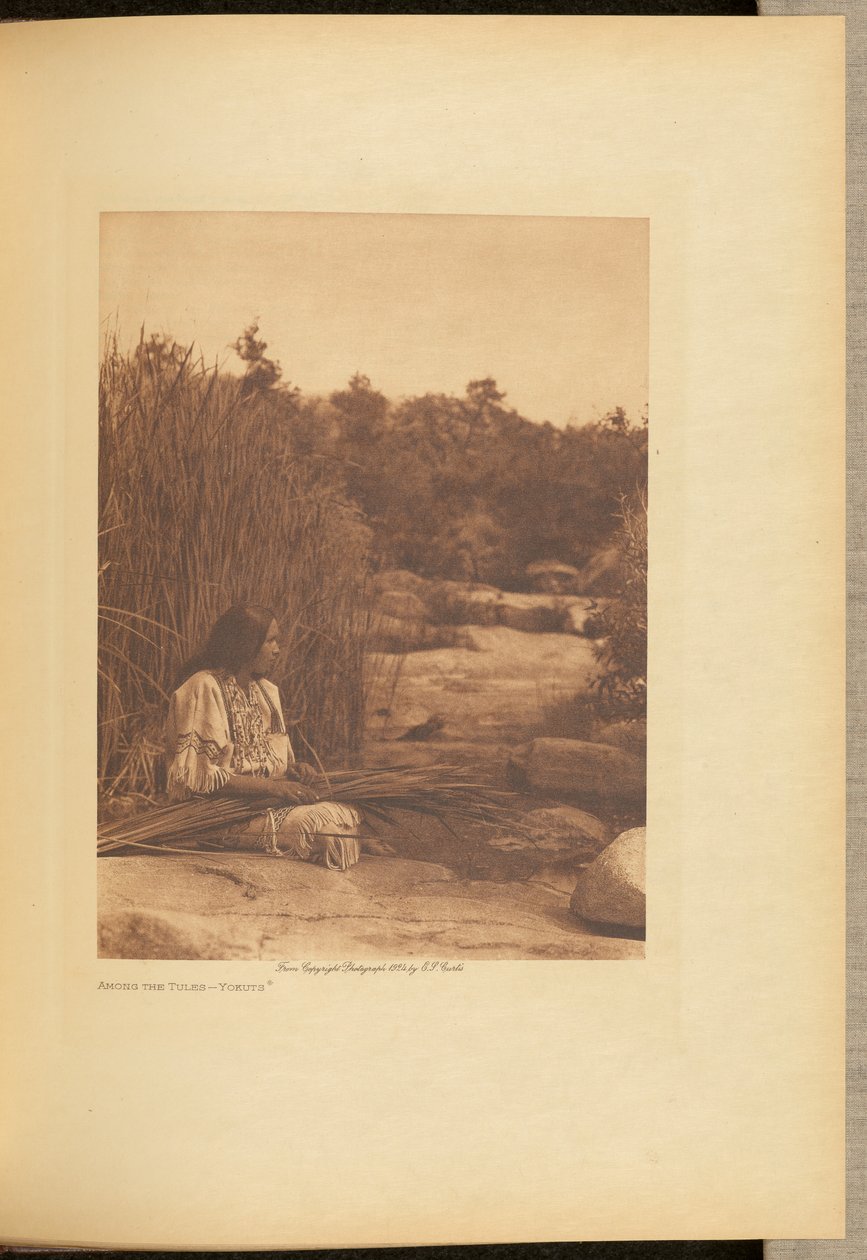 Entre as Tulas - Yokuts de Edward S. Curtis