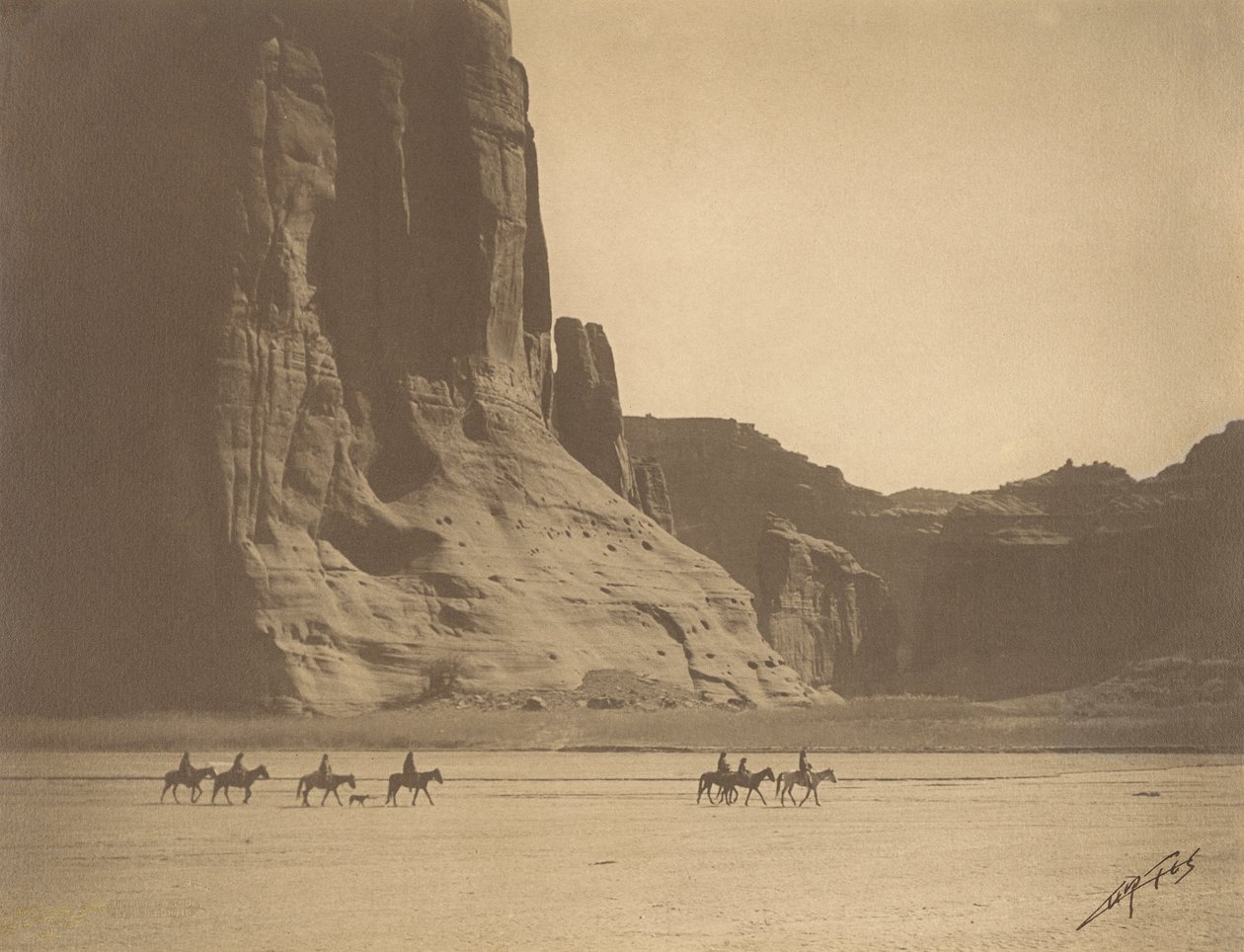 Canyon de Chelly de Edward S. Curtis