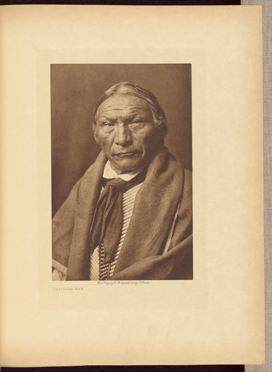 Homem de Cheyenne de Edward S. Curtis