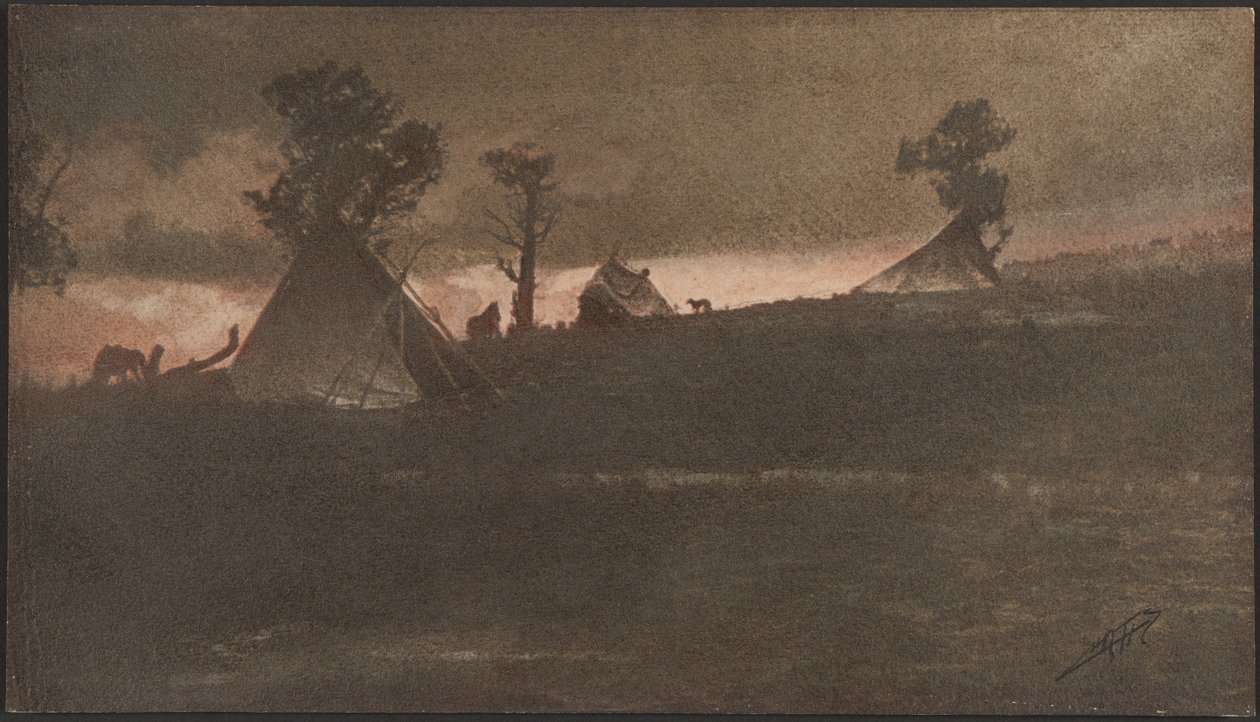 [Acampamento] de Edward S. Curtis