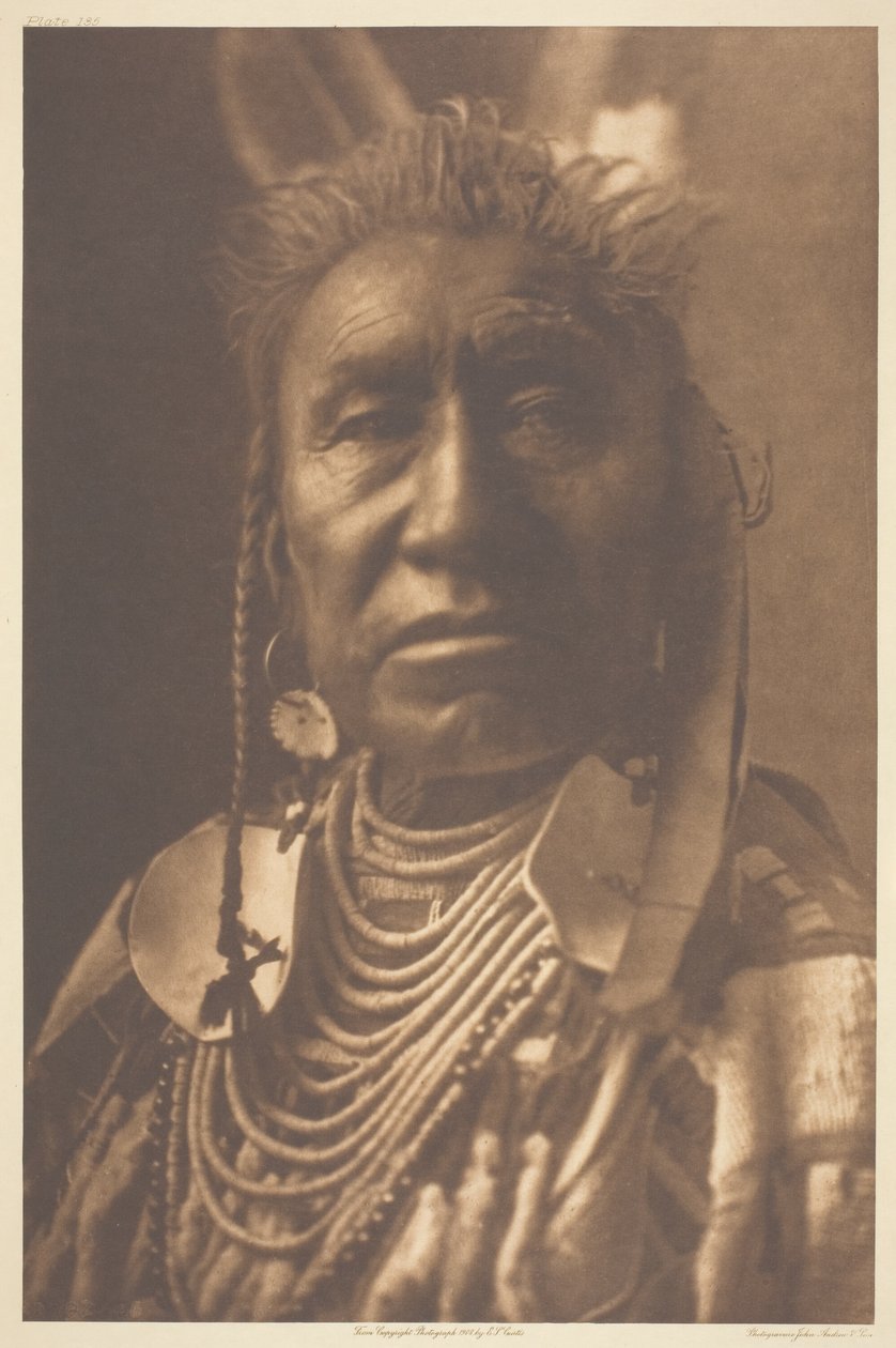 Espectáculos de peixe-Apsaroke de Edward S. Curtis