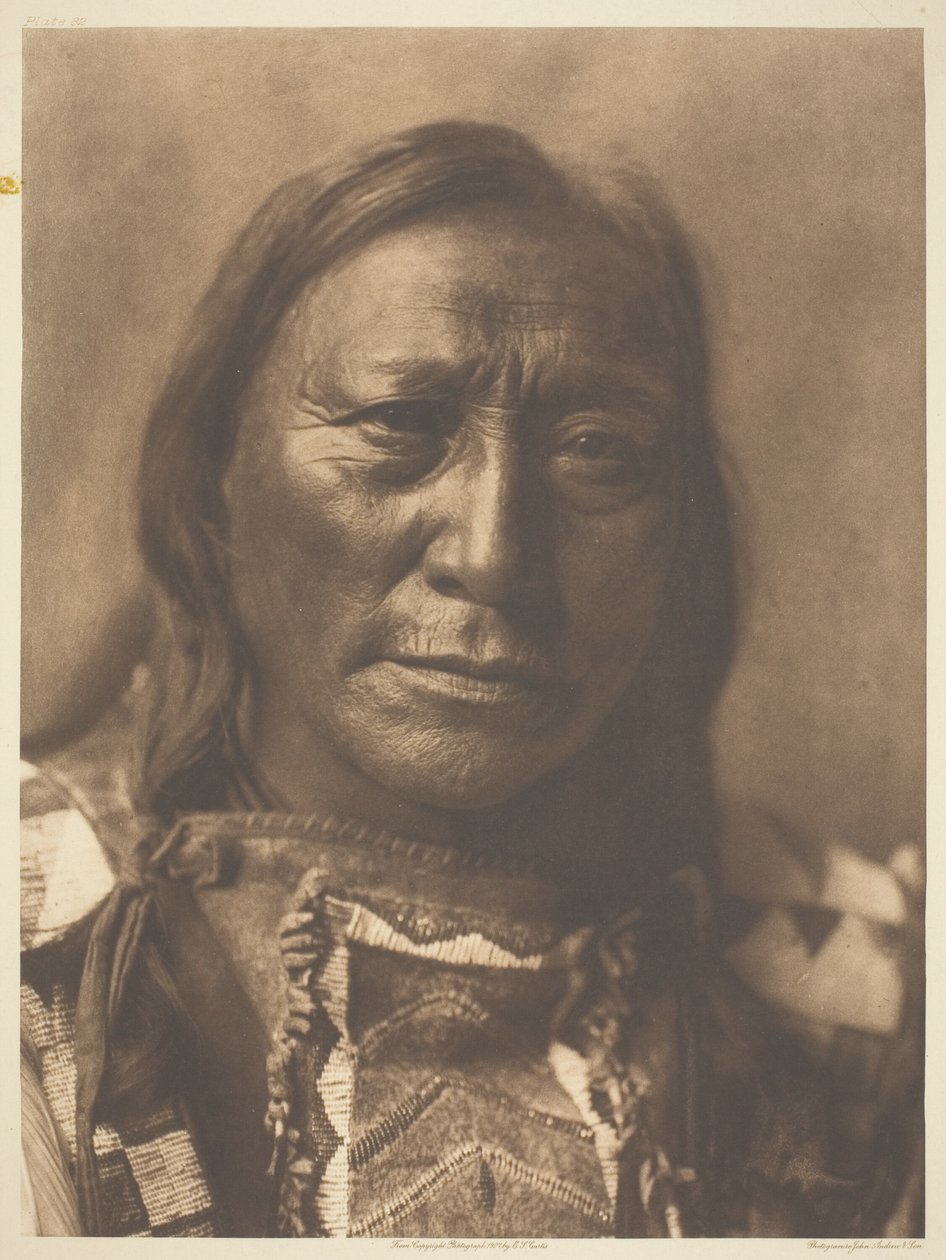 Urso de chifre oco de Edward S. Curtis