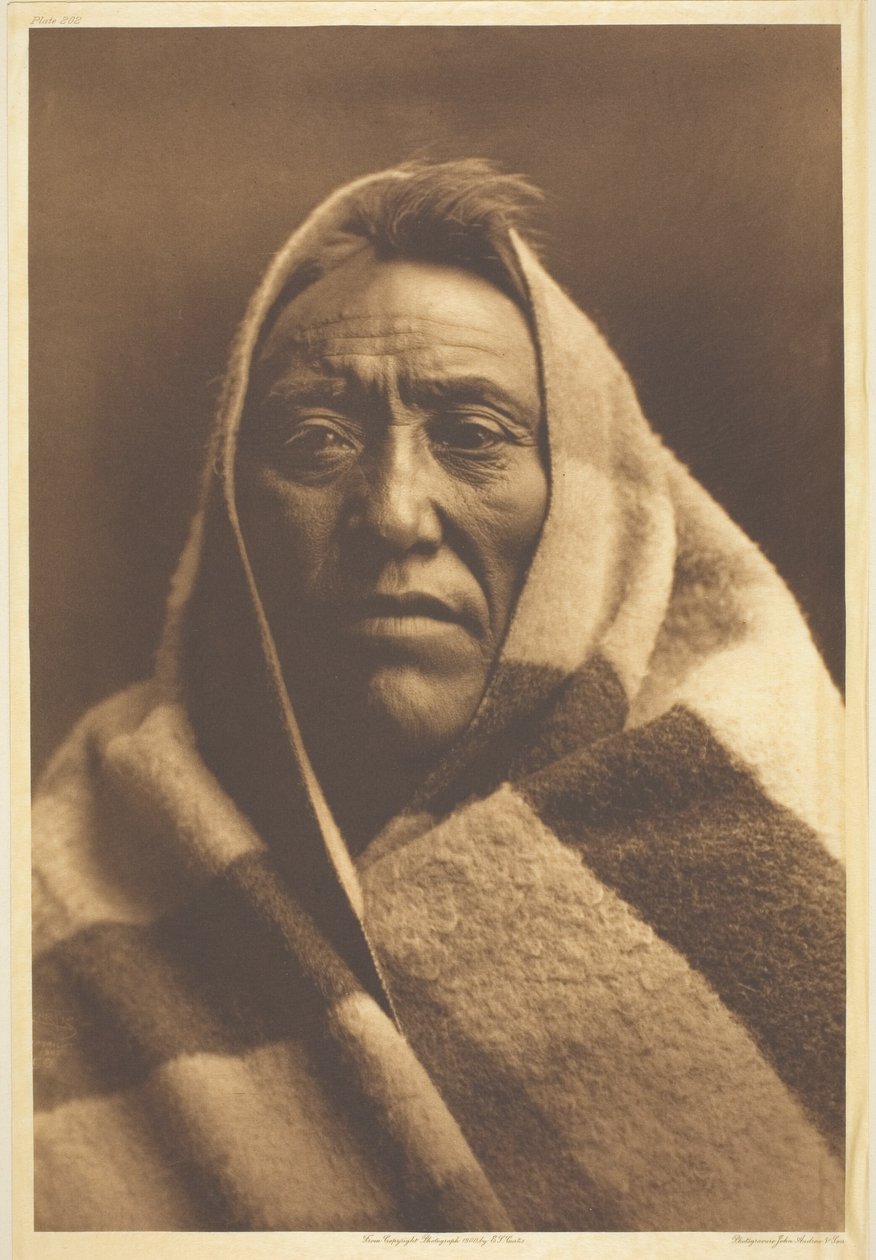 Middle Calf-Piegan de Edward S. Curtis