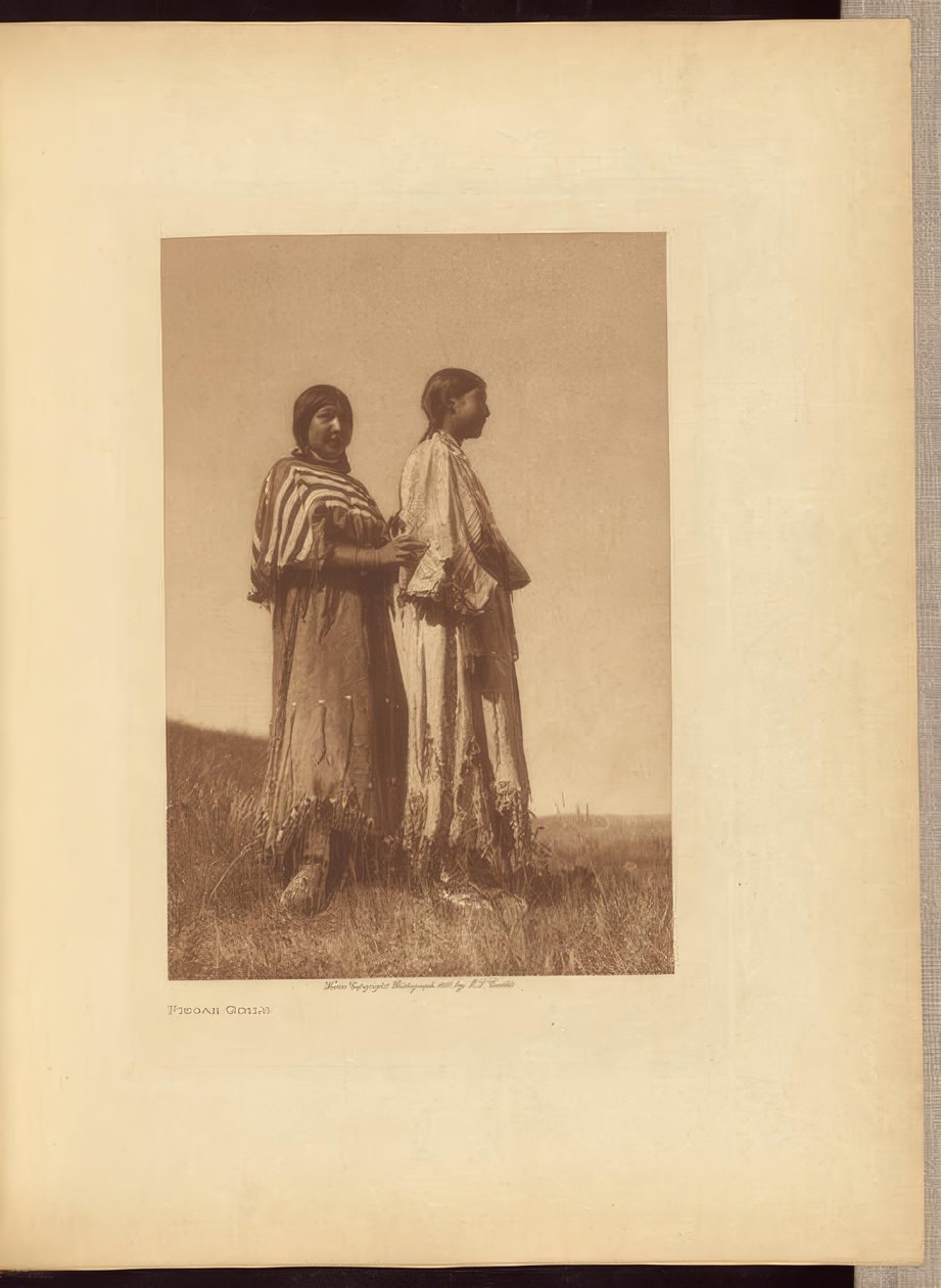 Meninas de Piegan de Edward S. Curtis