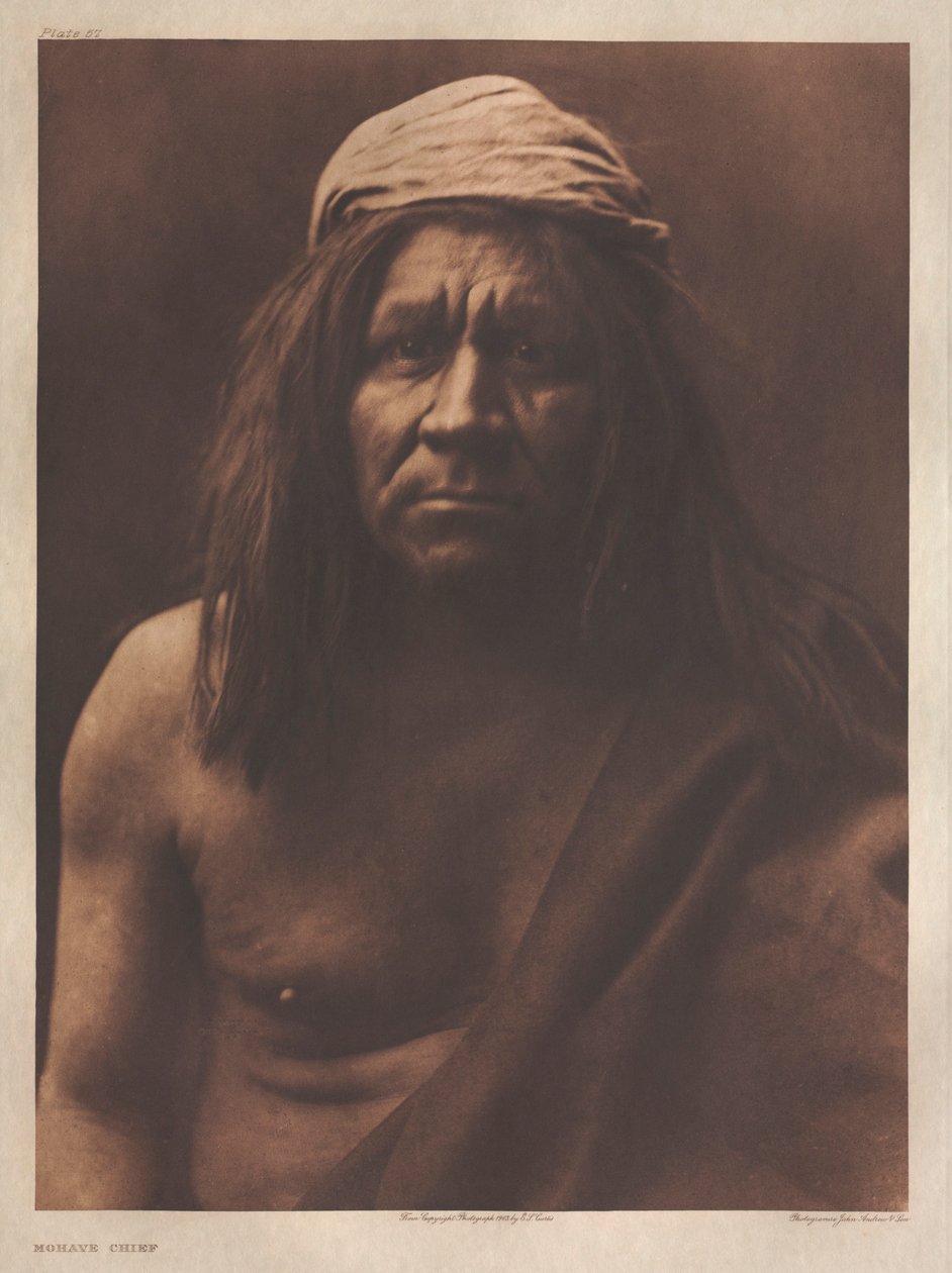 Portfolio II, Chapa 57 / Chefe Mohave de Edward S. Curtis