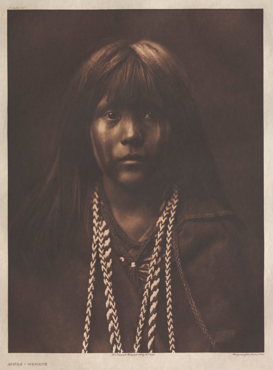 Portfolio II, Plate 61: Mósa-Mohave de Edward S. Curtis
