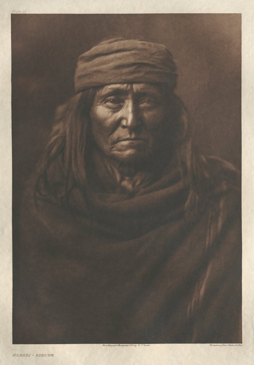 Portfolio I, Chapa 16: Eskadi-Apache de Edward S. Curtis