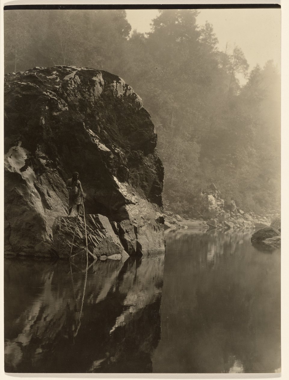 Águas calmas - Wetchepeck de Edward S. Curtis