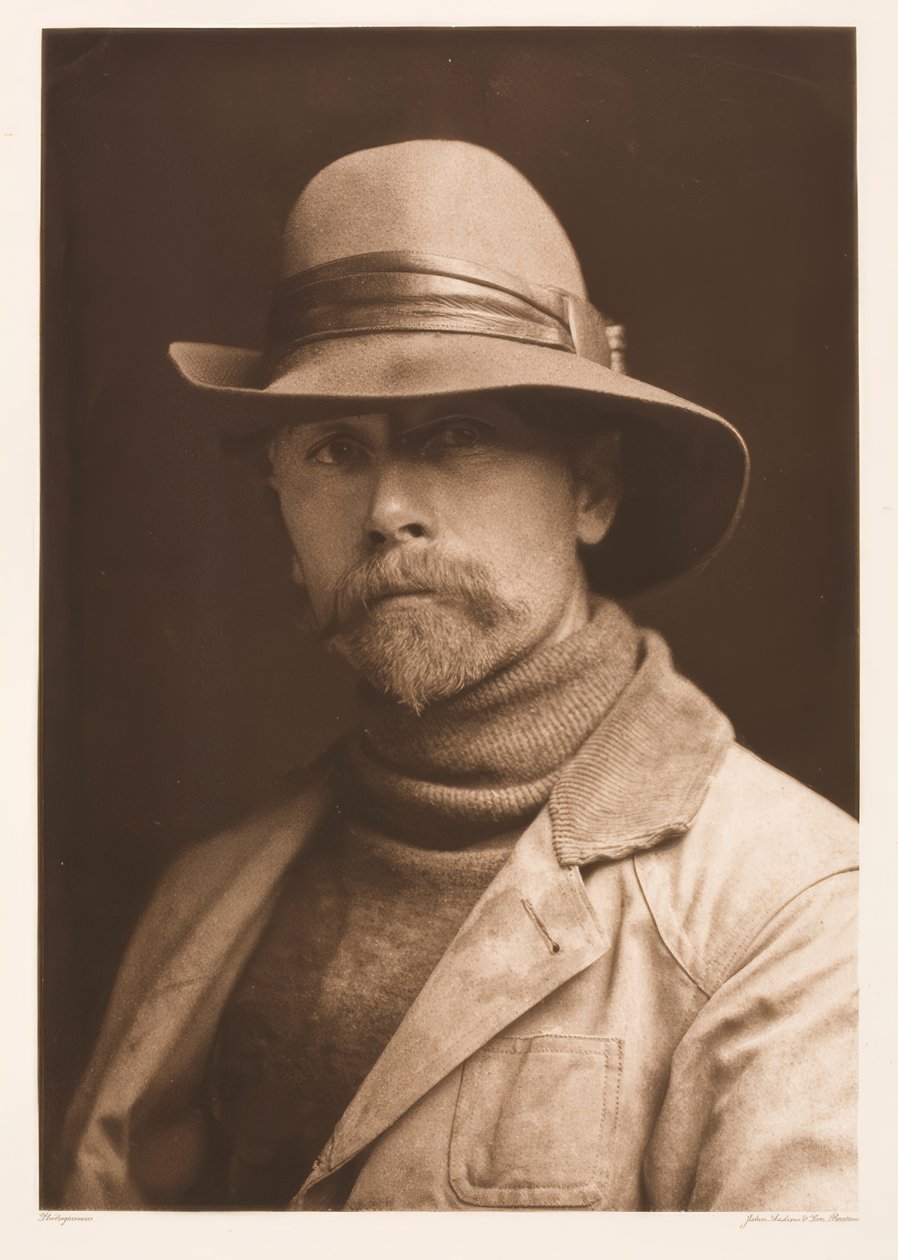 Autorretrato de Edward S. Curtis