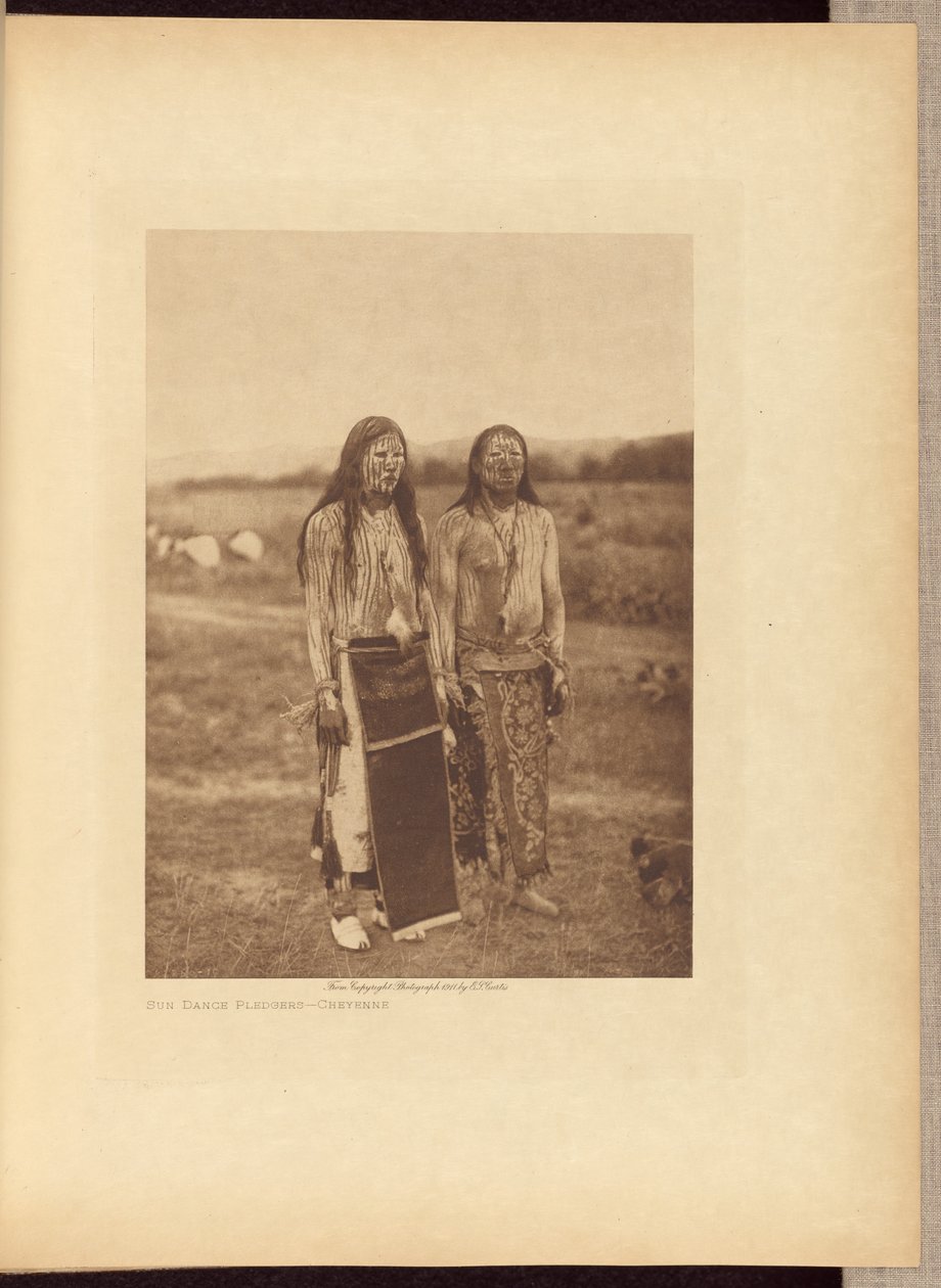 Promotores da Dança do Sol - Cheyenne de Edward S. Curtis
