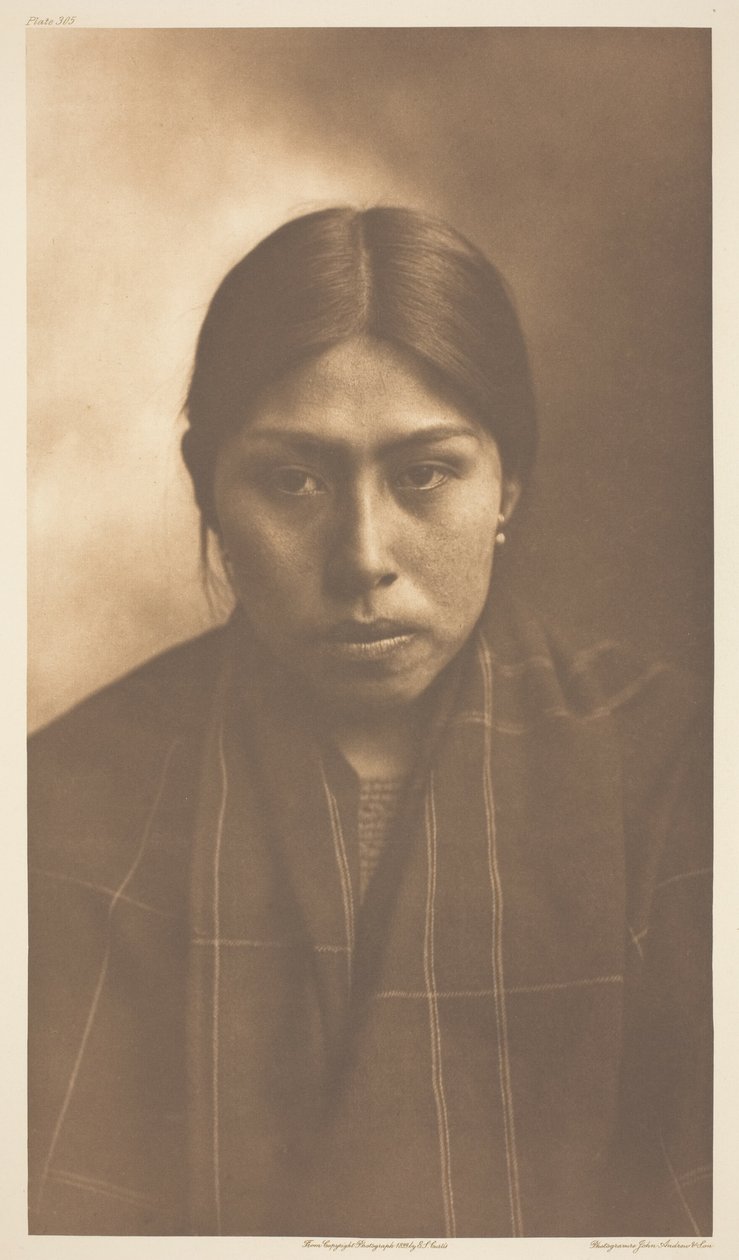 Suquamish Woman de Edward S. Curtis