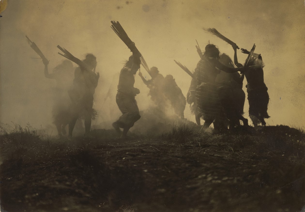 [A Dança do Eclipse] de Edward S. Curtis
