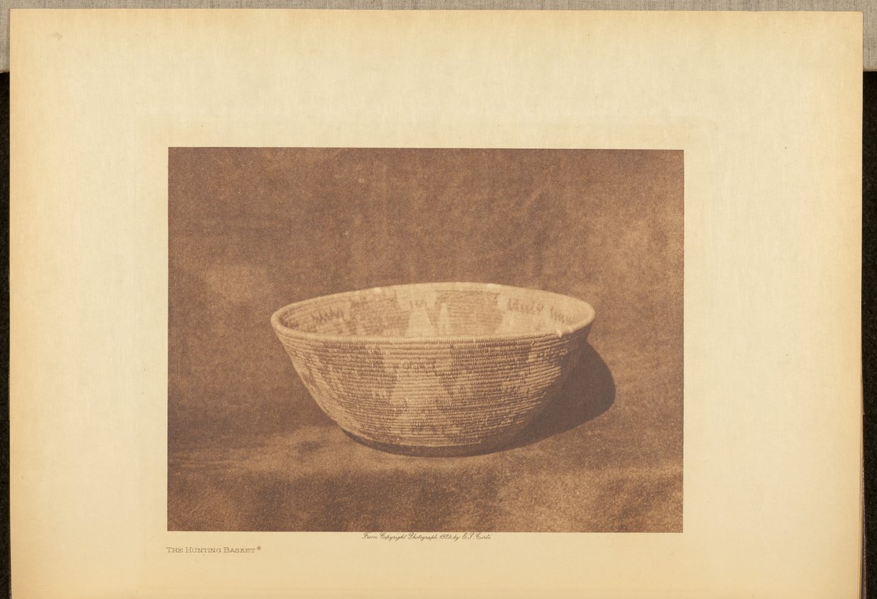 O cesto de caça de Edward S. Curtis
