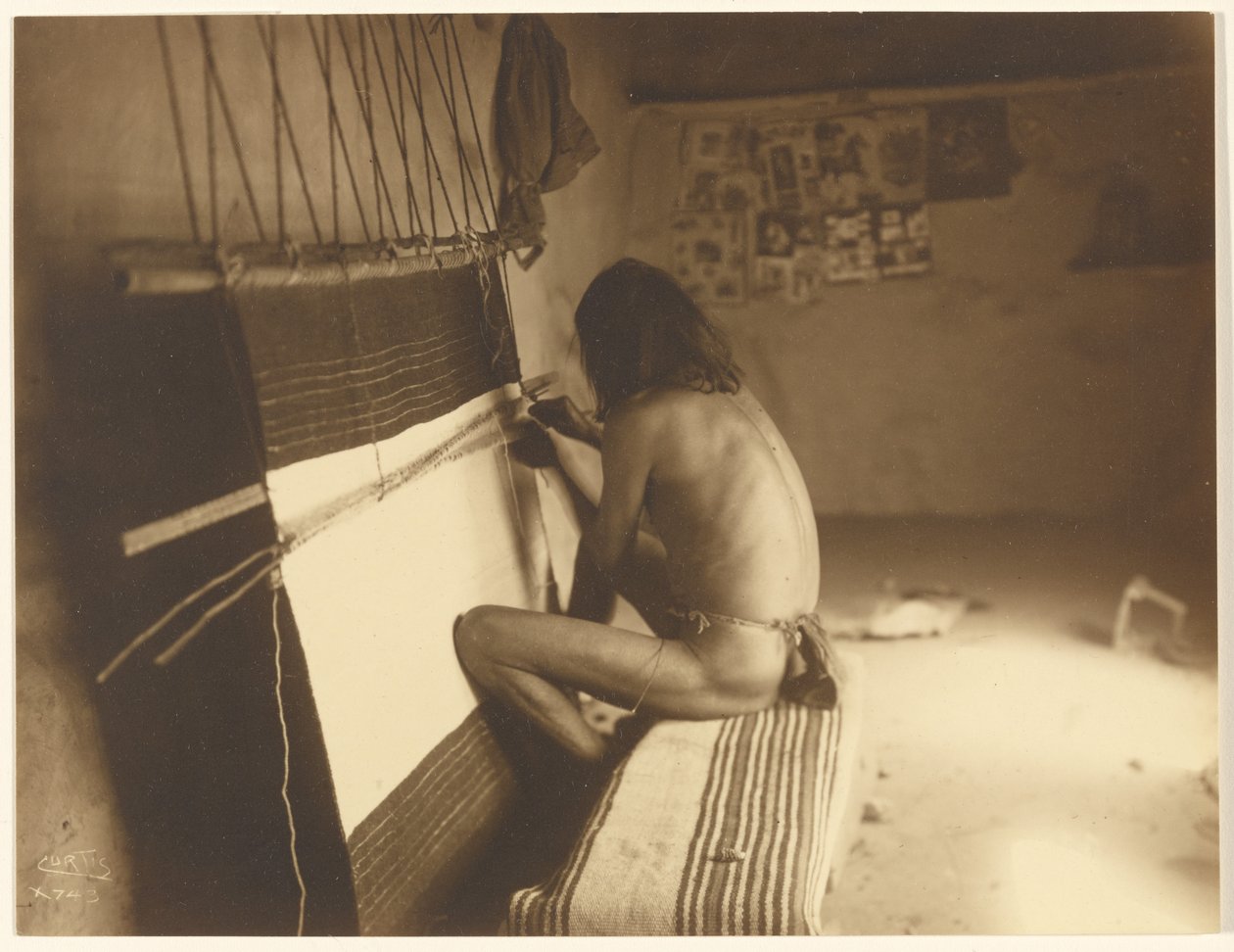 [O Tecelão - Hopi] de Edward S. Curtis