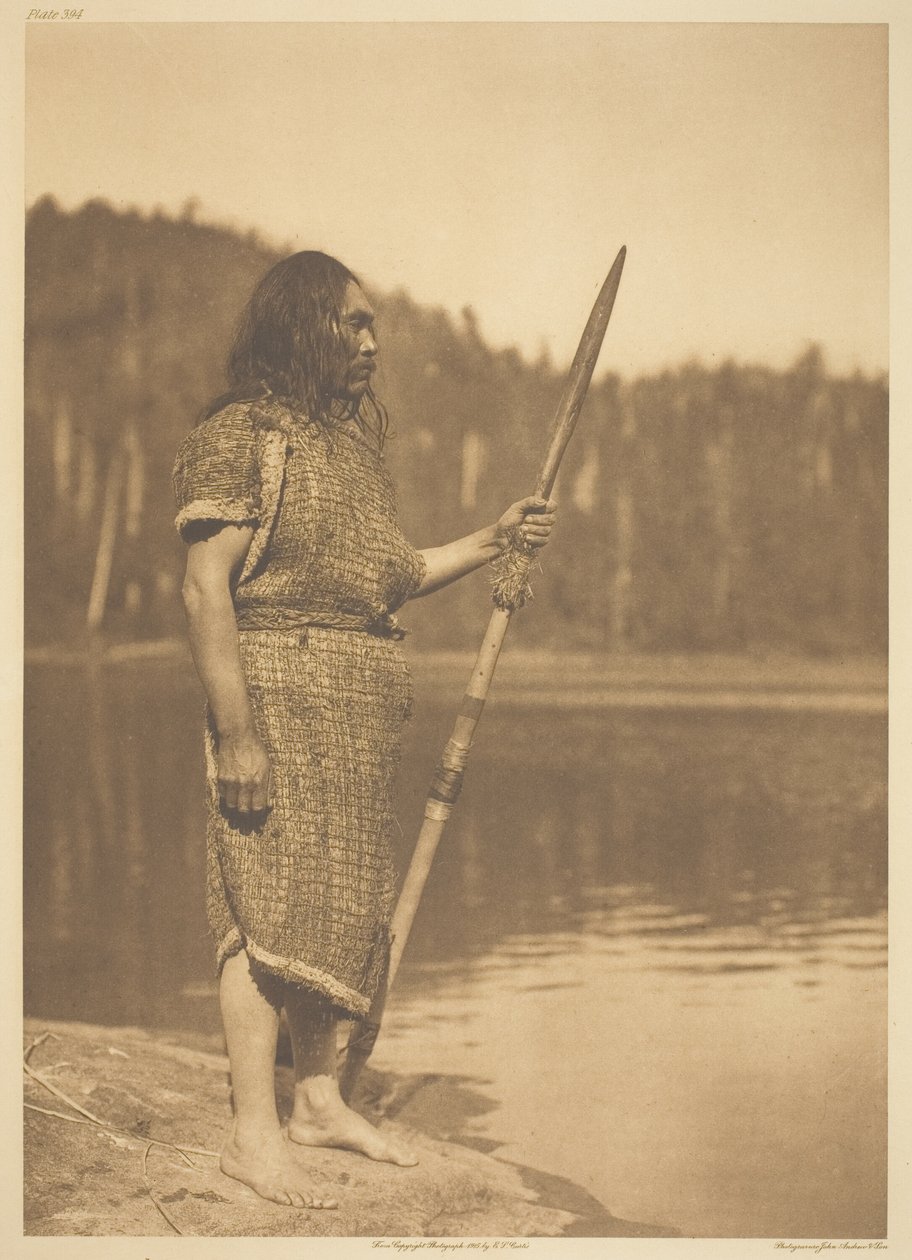 O baleeiro-Clayoquot de Edward S. Curtis