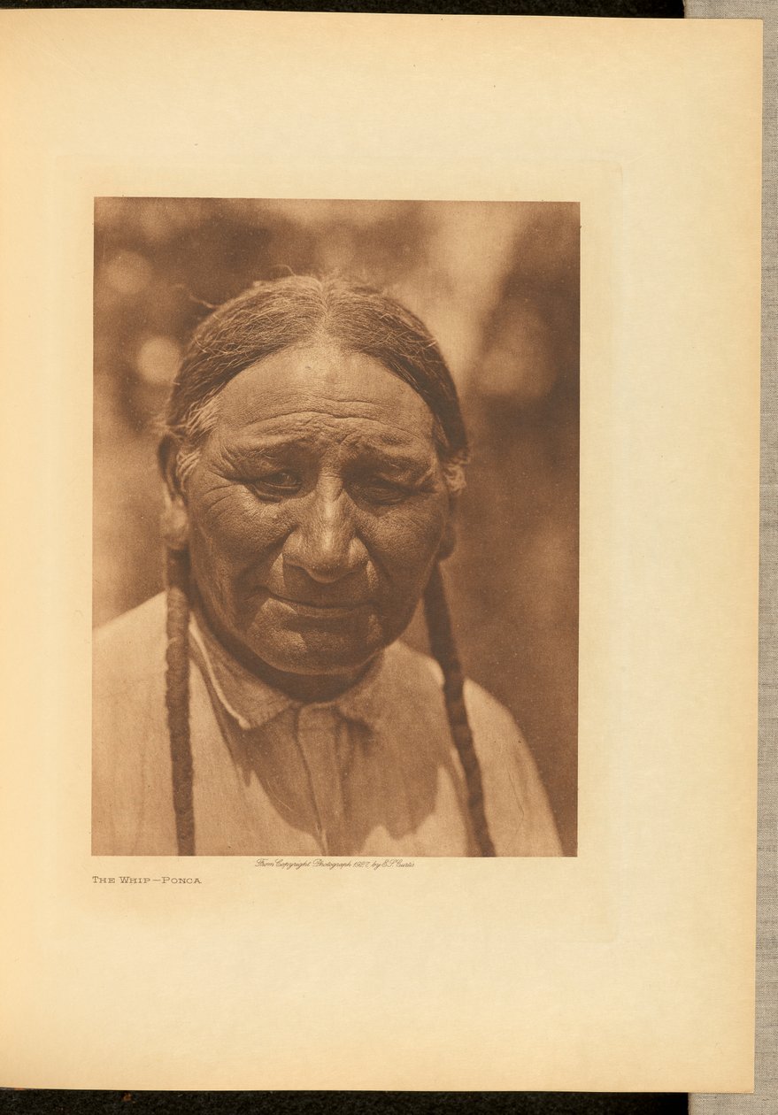 O chicote - Ponca de Edward S. Curtis
