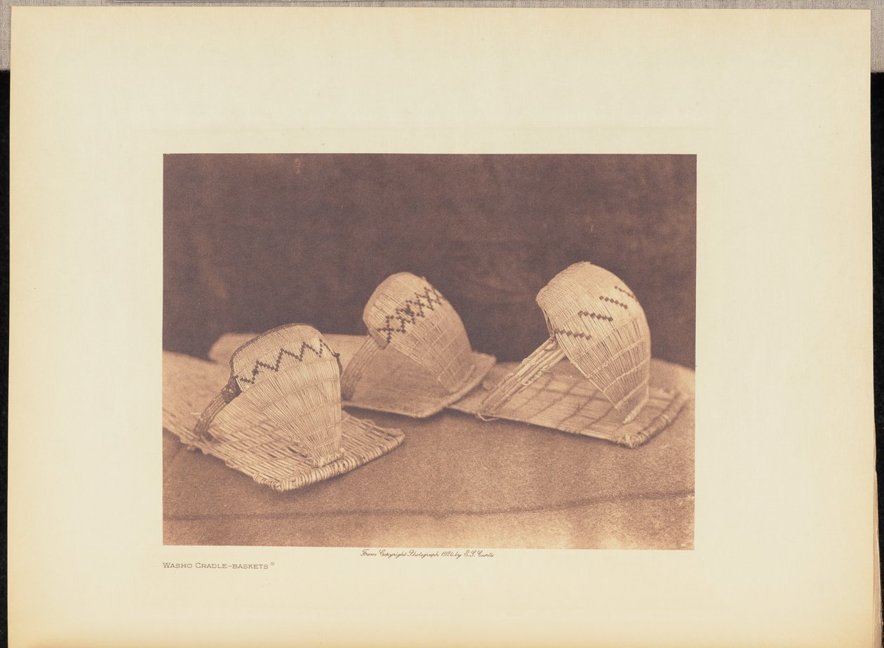 Cestos de berço Washo de Edward S. Curtis