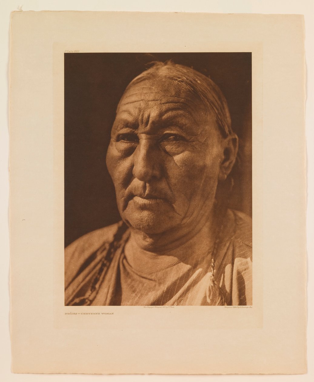Woista - uma mulher cheyenne de Edward S. Curtis
