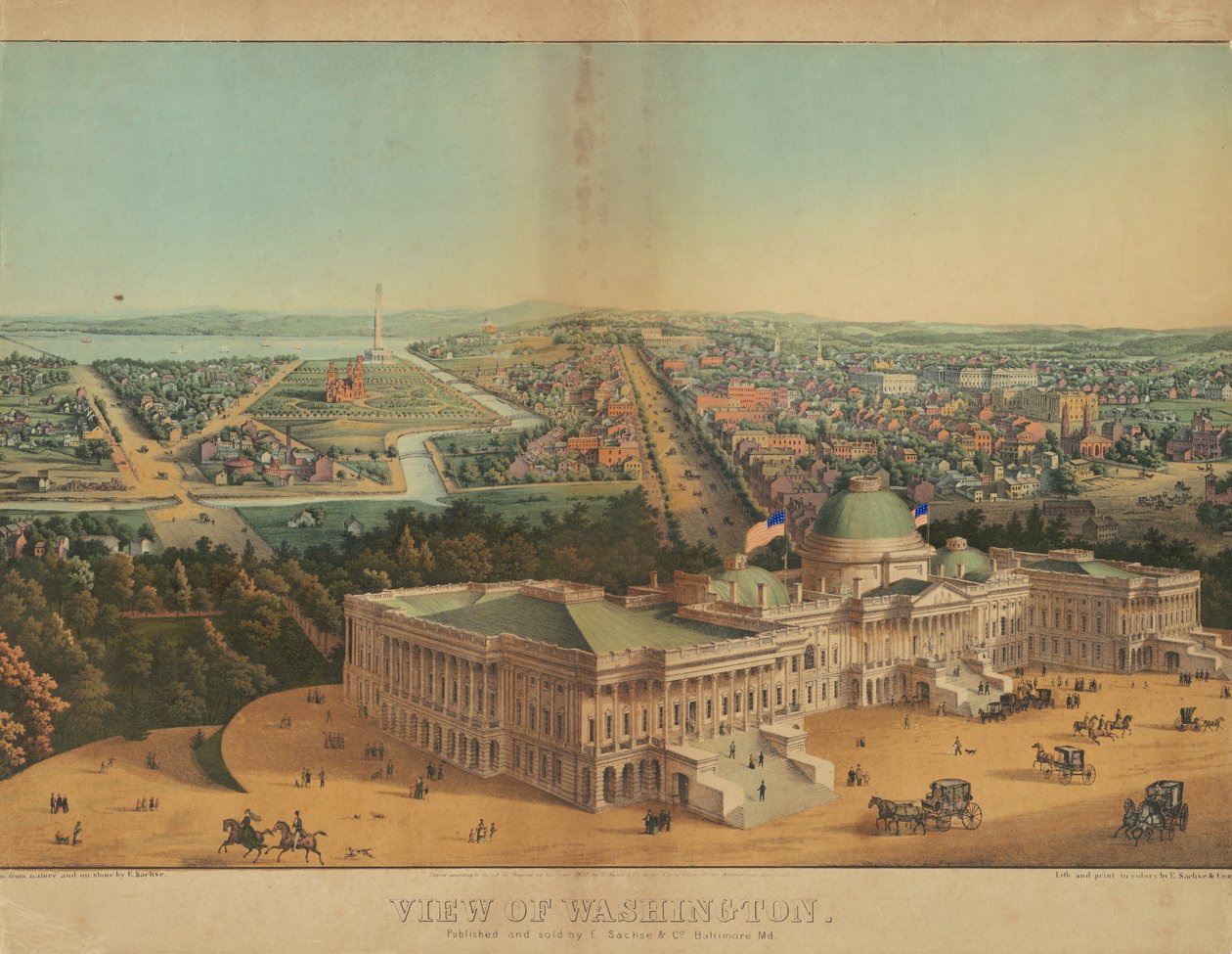 Vista de Washington de Edward Sachse