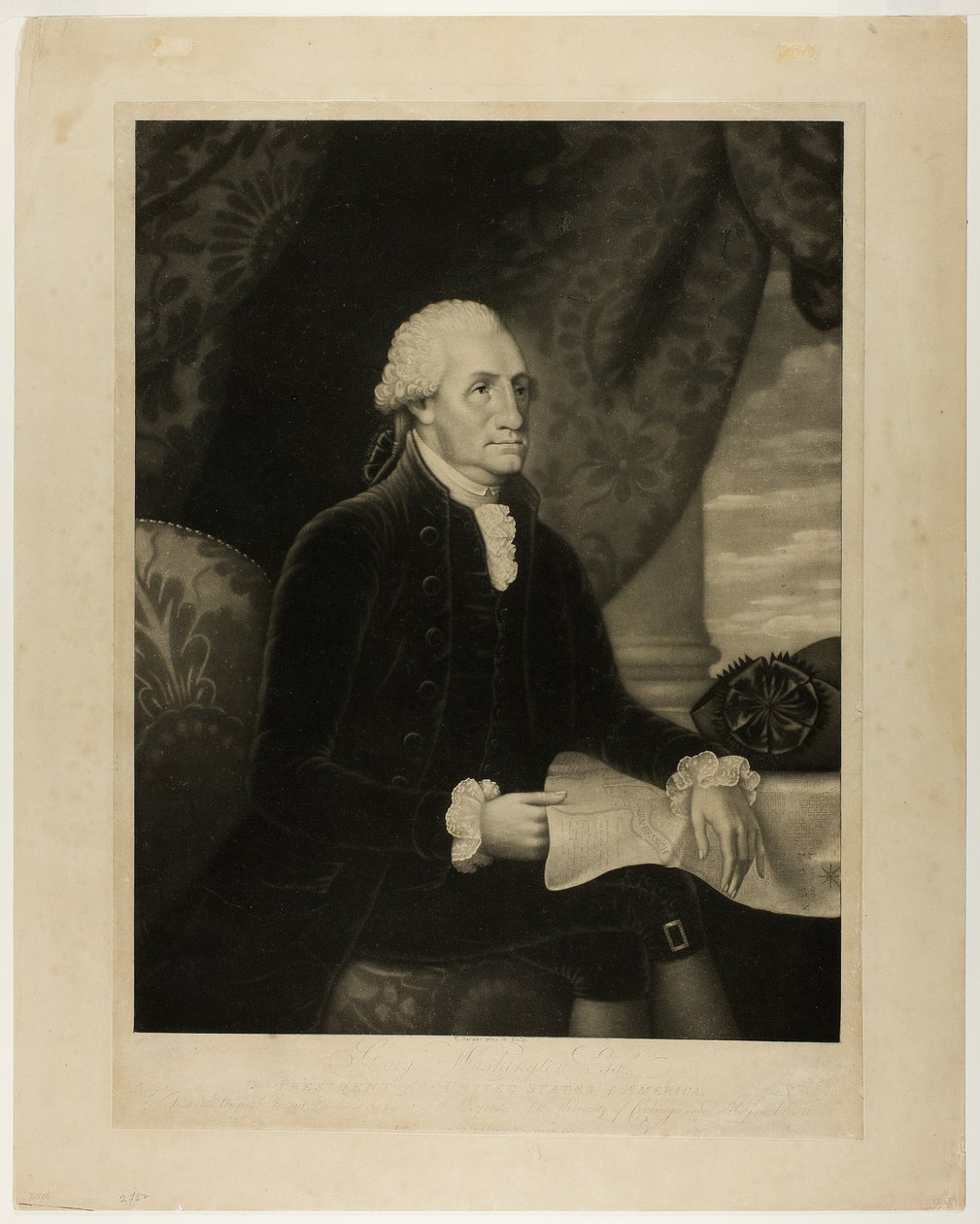 George Washington | Edward Savage | Impressão de arte