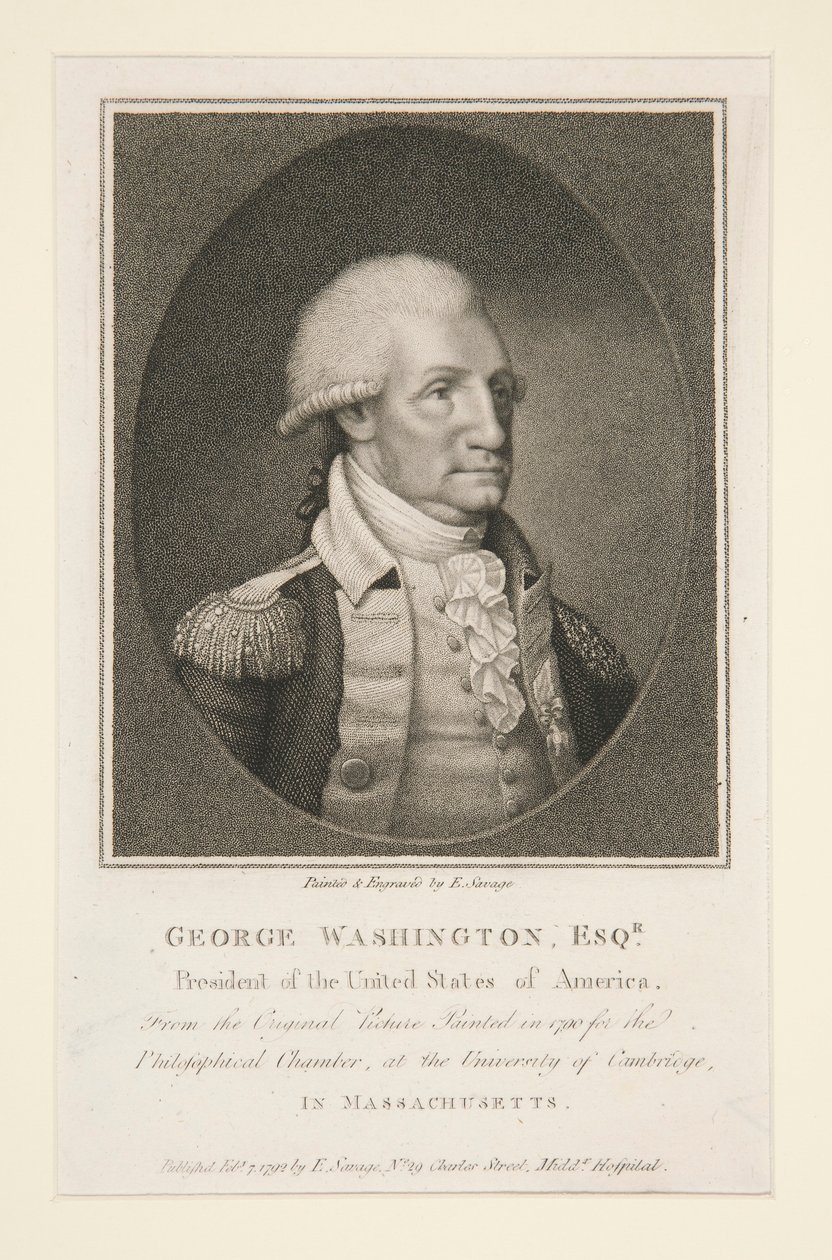 George Washington, Esq. de Edward Savage