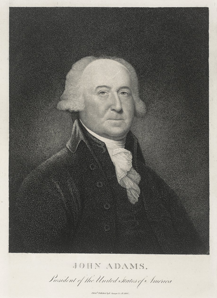 John Adams, segundo presidente dos Estados Unidos de Edward Savage