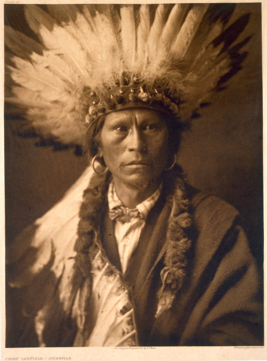 Chefe Garfield da Jicarilla de Edward Sheriff (after) Curtis