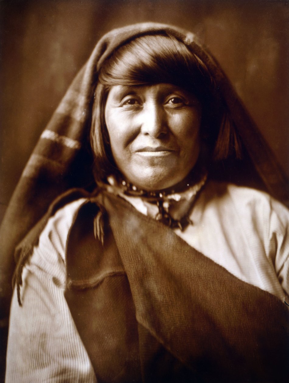 Uma mulher Acoma, c. 1904, foto Edward S. Curtis de Edward Sheriff Curtis