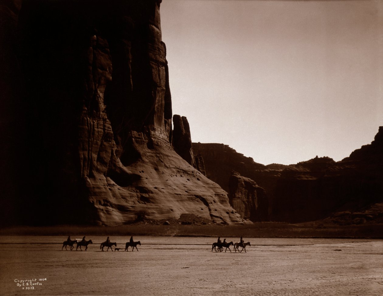 Canyon de Chelly - Navajo por Edward S. Curtis de Edward Sheriff Curtis