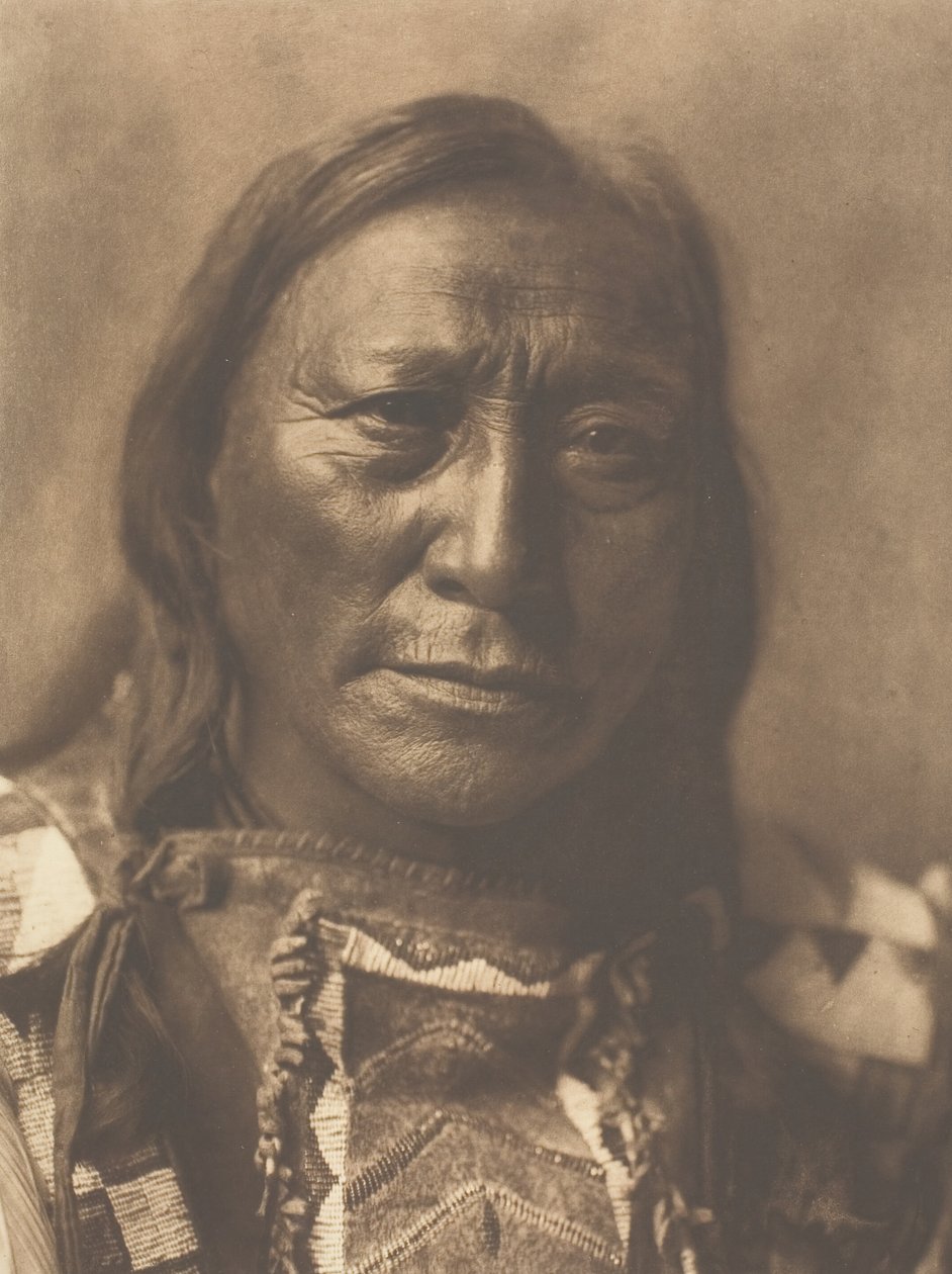 Urso de chifre oco, 1907. de Edward Sheriff Curtis