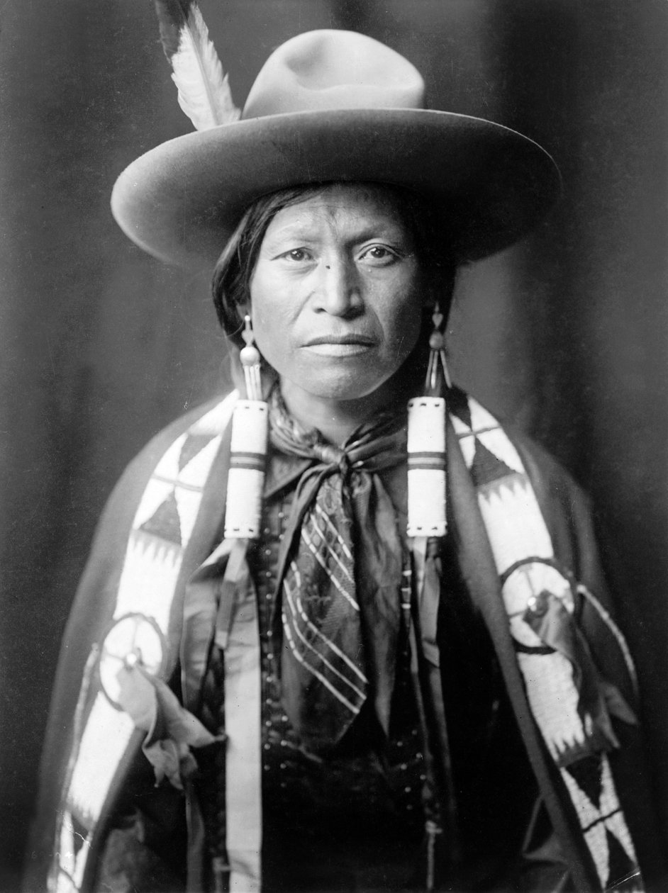Jicarilla cowboy, Novo México, c. 1905, foto Edward S. Curtis de Edward Sheriff Curtis