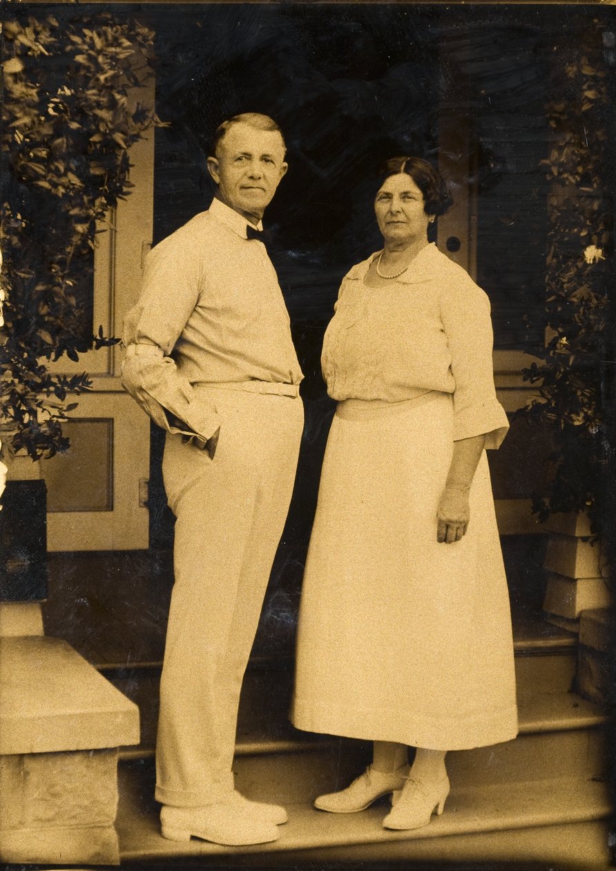 Mamã e papá Curtis de Edward Sheriff Curtis