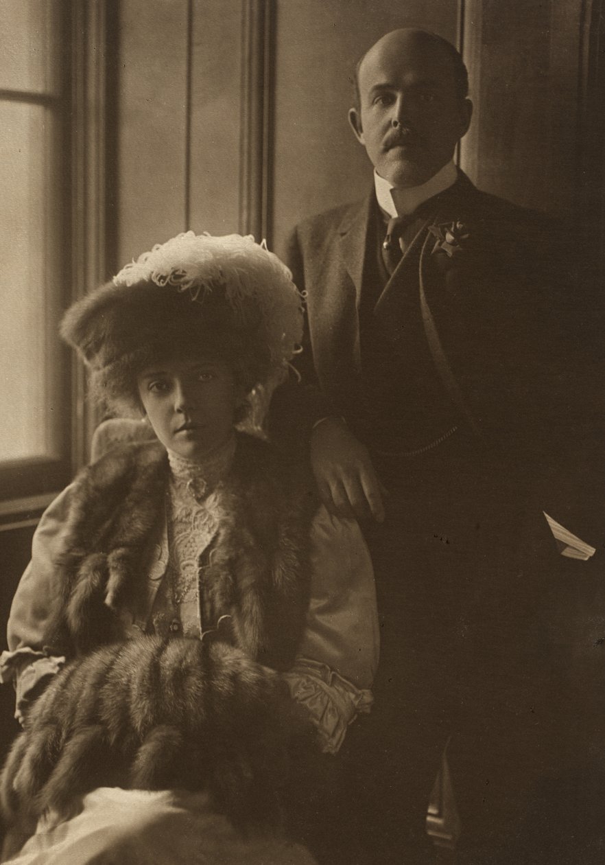 Nicholas e Alice Roosevelt Longworth de Edward Sheriff Curtis