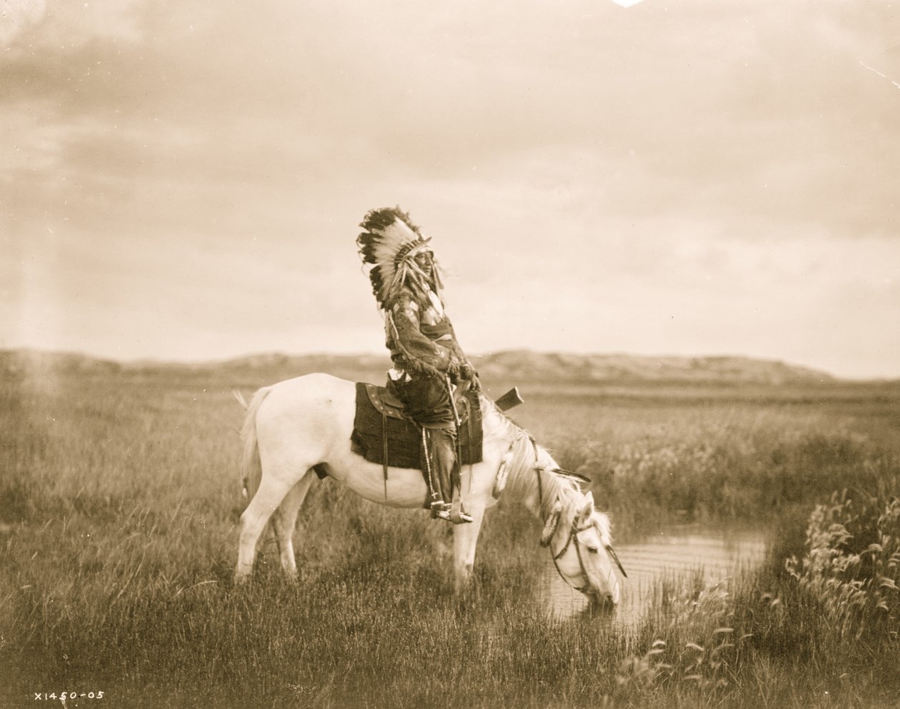 Oásis nas Badlands 1905 (foto) de Edward Sheriff Curtis