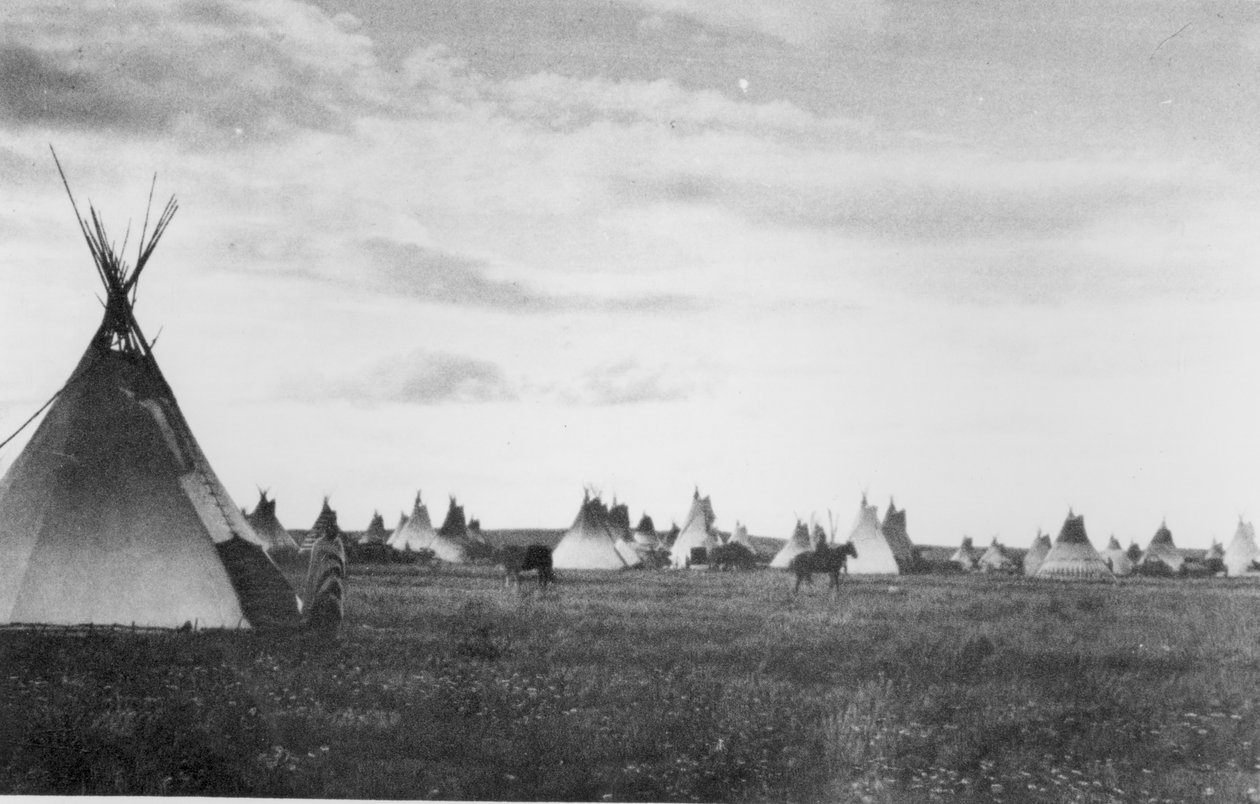 Piegan Camp, do 