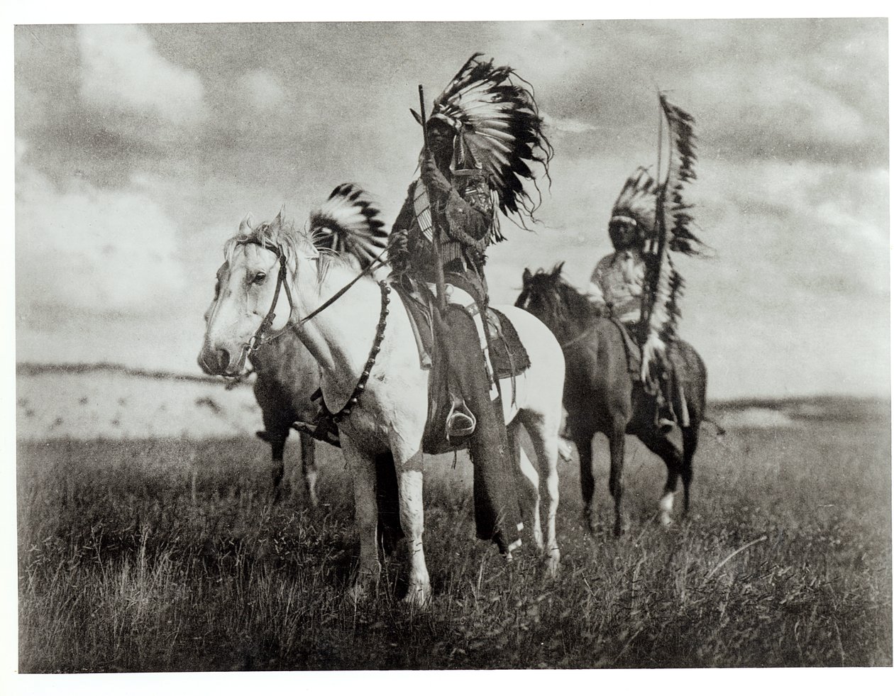 Sioux Chiefs, placa do "The North American Indian de Edward Sheriff Curtis