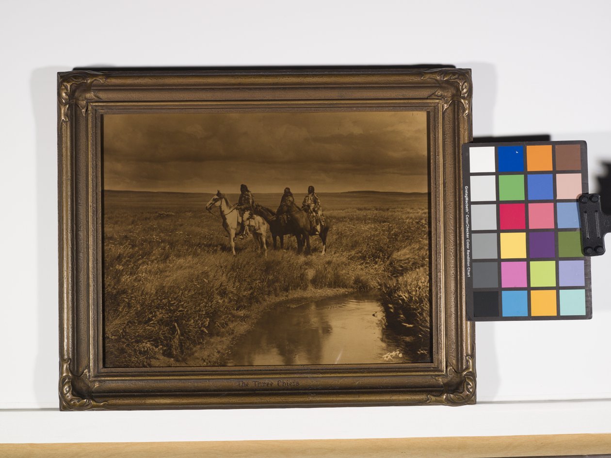 Os Três Chefes, Piegan de Edward Sheriff Curtis