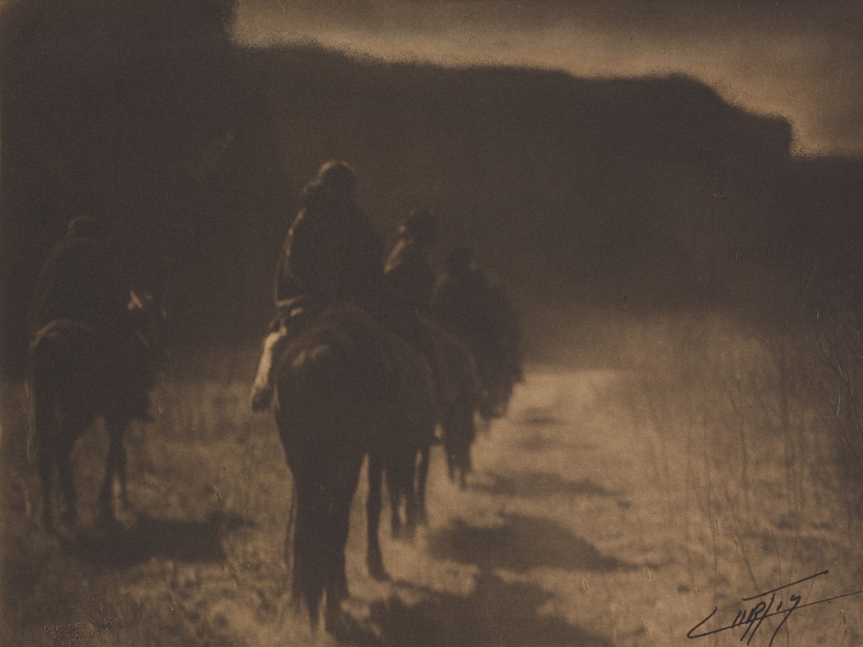 A Raça em Extinção (Navajo) de Edward Sheriff Curtis