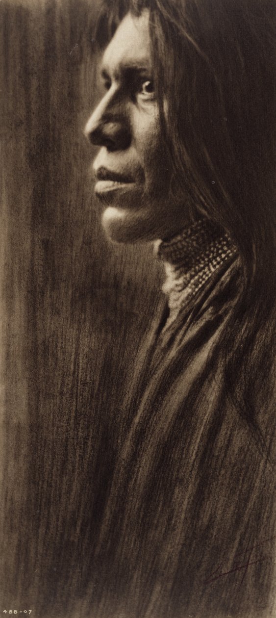 O Yuma, c. 1902 (impressão em platina e prata gelatinosa) de Edward Sheriff Curtis