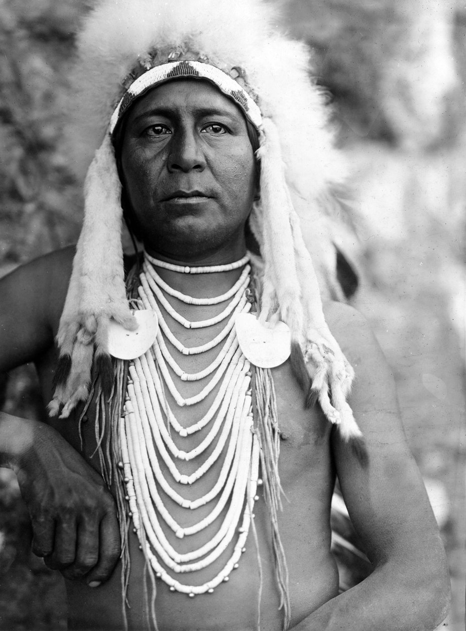 Upshaw, Apsaroke (Crow), c. 1905, foto Edward S. Curtis de Edward Sheriff Curtis
