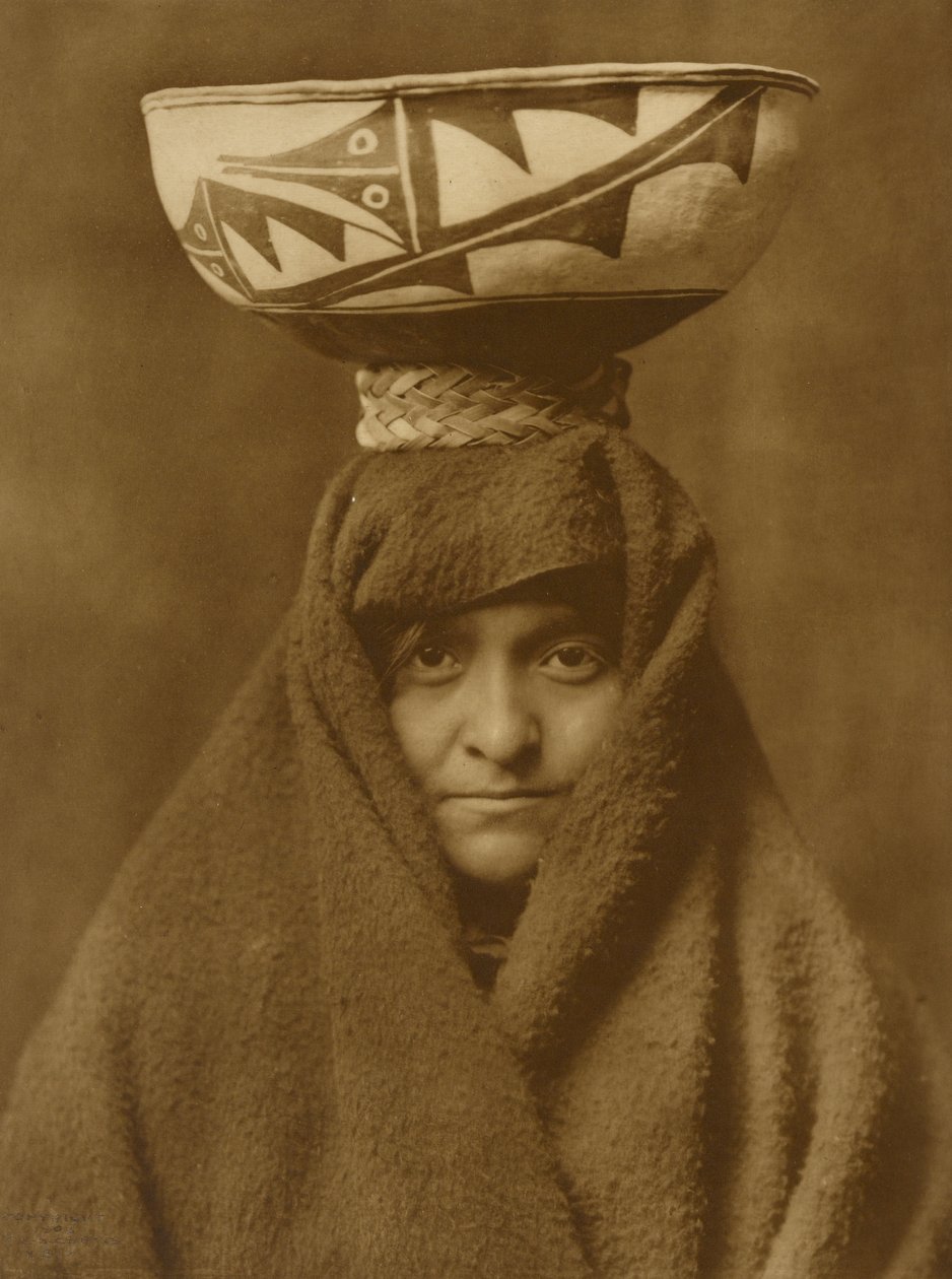 Mulher Zuñi de Edward Sheriff Curtis