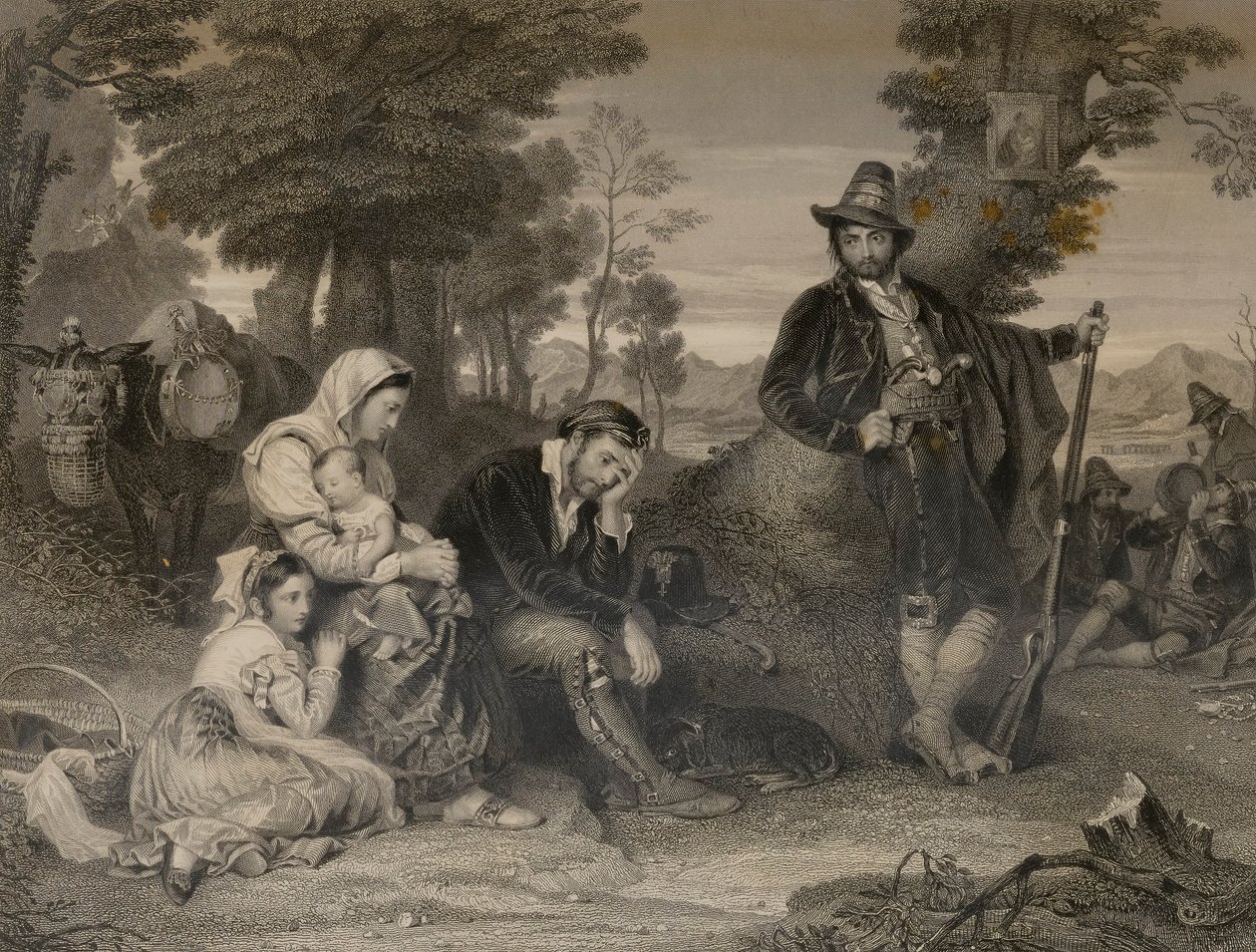 Família Contadina Presos com Banditti de Edward Smith