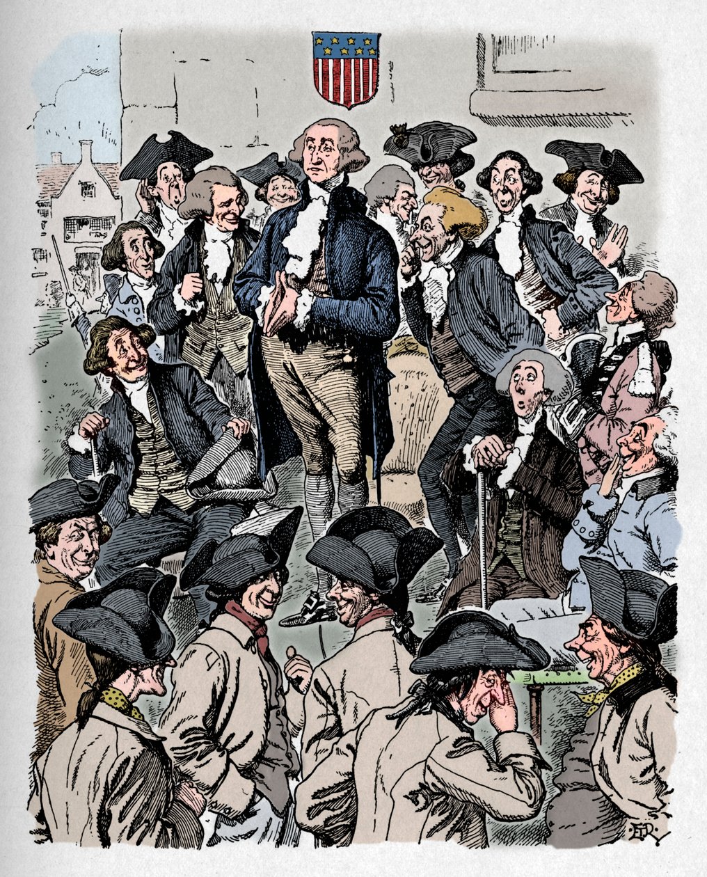 George Washington tentando contar uma mentira, c1900 de Edward Tennyson Reed