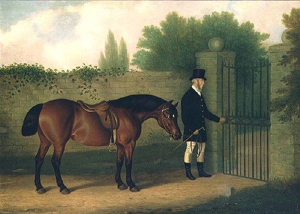 Cavalo e noivo de Edward Tolley