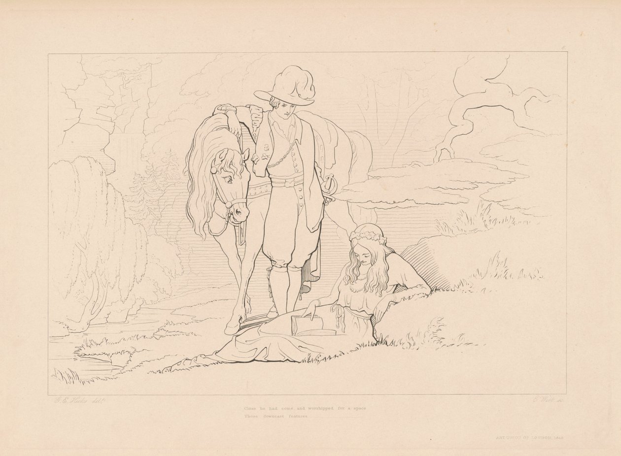 Fechar Ele tinha vindo... de Edward Webb, after George Elgar Hicks