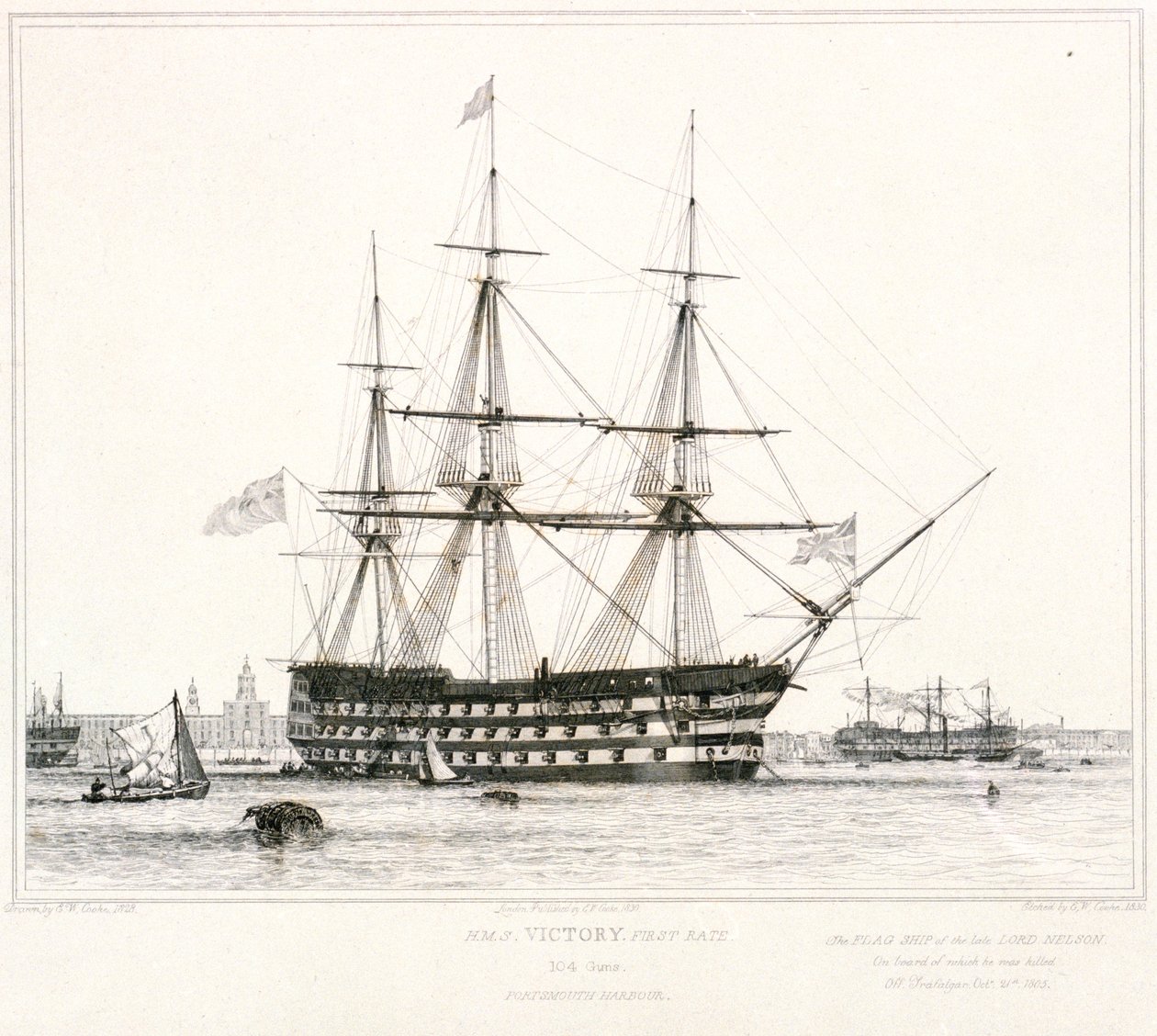 HMS "Victory", primeira classe de Edward William Cooke