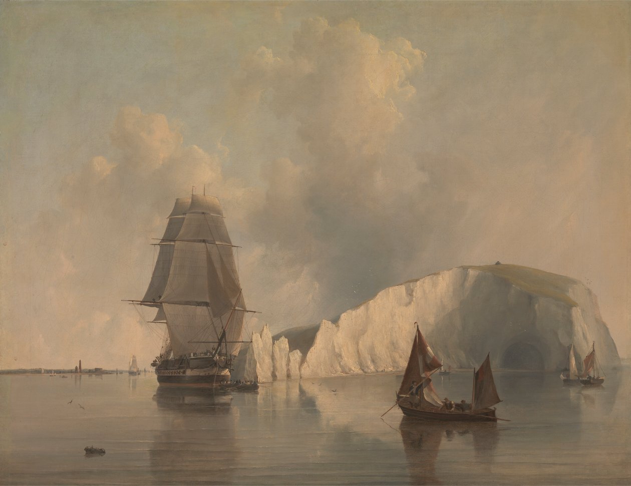 Fora das Agulhas, Ilha de Wight de Edward William Cooke