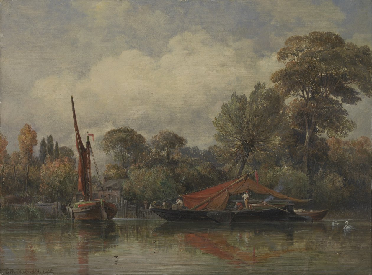 Em frente à minha casa em Barnes de Edward William Cooke