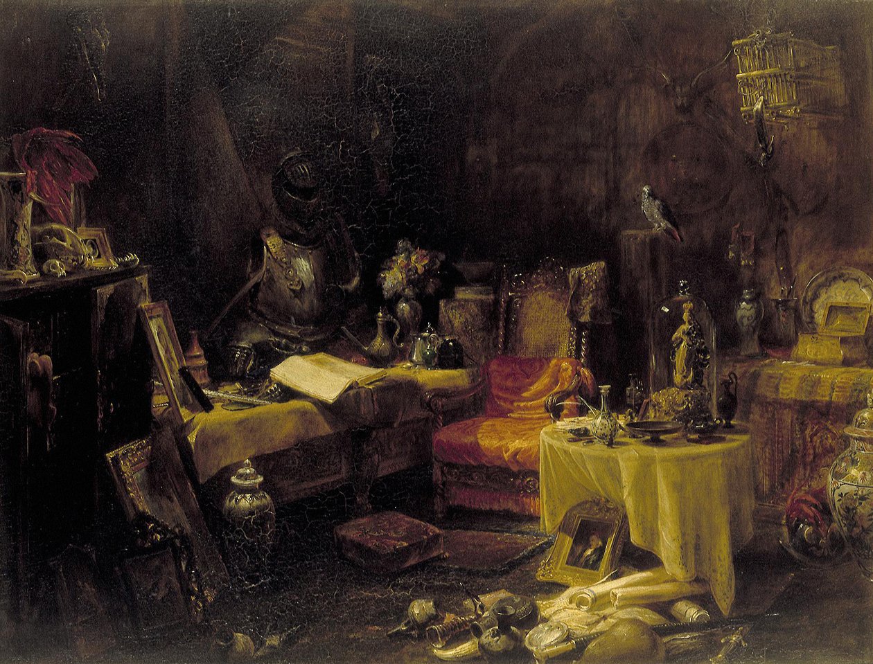 A célula dos antiquários de Edward William Cooke